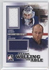 2010 ITG Between the Pipes Black /80 Jean-Sebastien Giguere James Reimer JS 0a1