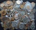 WORLD COINS/MEDALS/ Lot- 1kg/ Copper Nickel Silver/ Great Condition