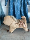 Antique  Pennsylvania Amish Wonderful Handmade   Fabric  Dog Primitive — photo 1