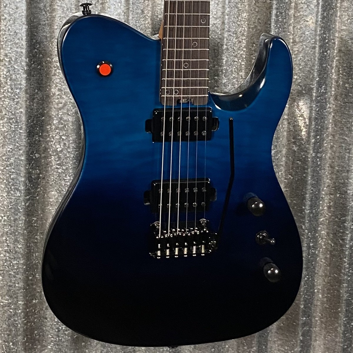 Westcreek Guitars Helyx T Style Dual Humbucker Ocean Vortex Guitar