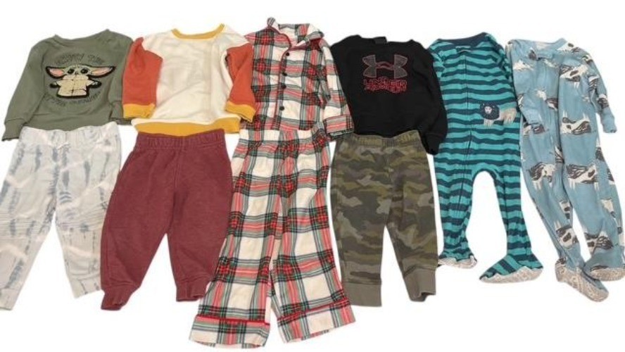 Toddler Boy Clothes Lot 18M Under Armour Star Wars Carter’s Pajamas 10pc A