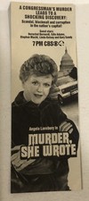 Murder She Wrote CBS Tv Series Print Ad Advertisement Angela Lansbury TPA6