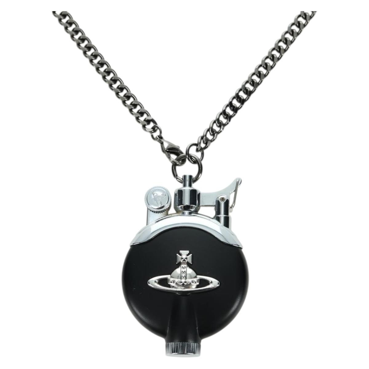 Vivienne Westwood Lighter Necklace metal Black Auth YKZ1404A | eBay
