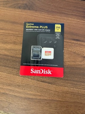 Sandisk 256 Gb Extreme Plus MicroSDX with Adapter