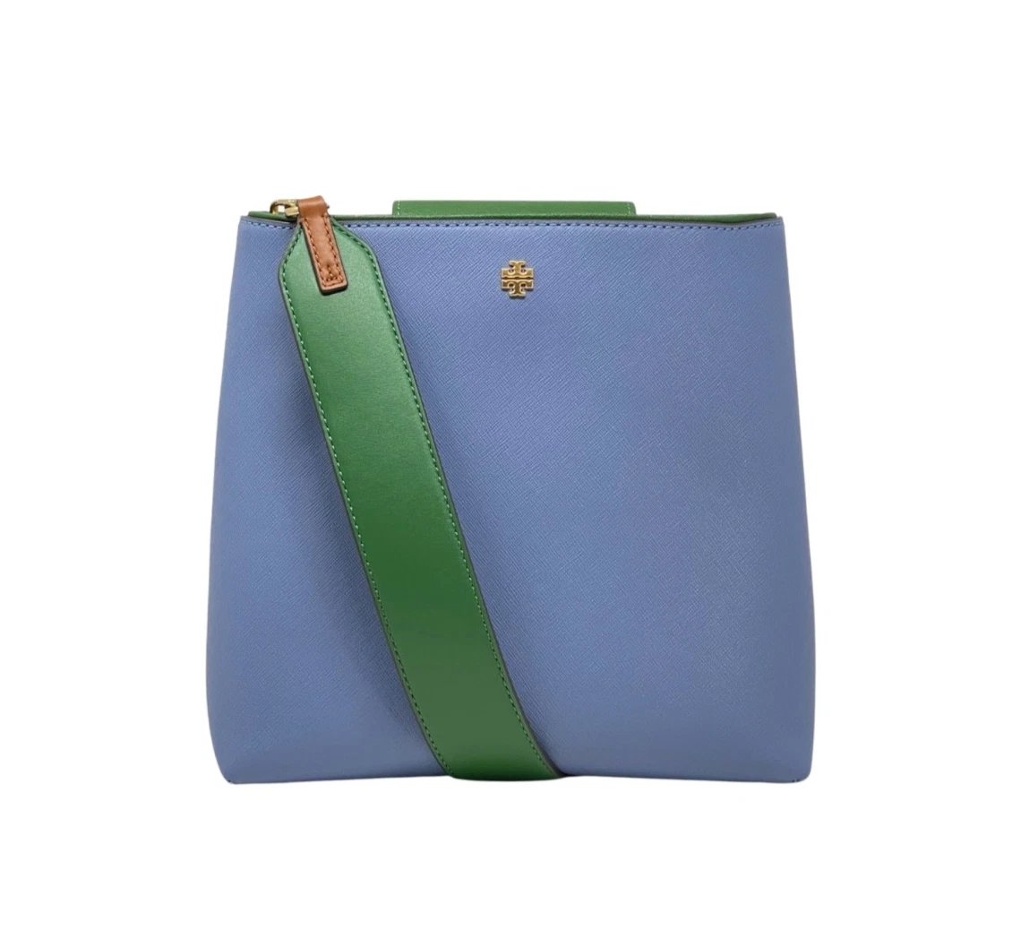 TORY BURCH Borsa a secchiello donna Emerson Saffiano in pelle