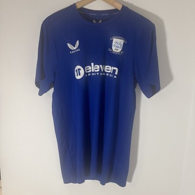 Preston North End Castore 2024 2025 Trainingsshirt Größe M dunkelblau Trikot