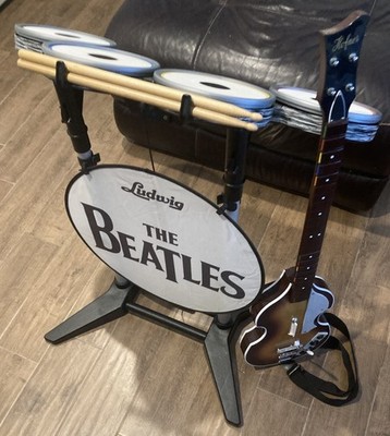 洋楽 Fiveten nitegear 2003 indie R&B Nintendo Wii Beatles RockBand Game Set W/Hofner McCartney Bass