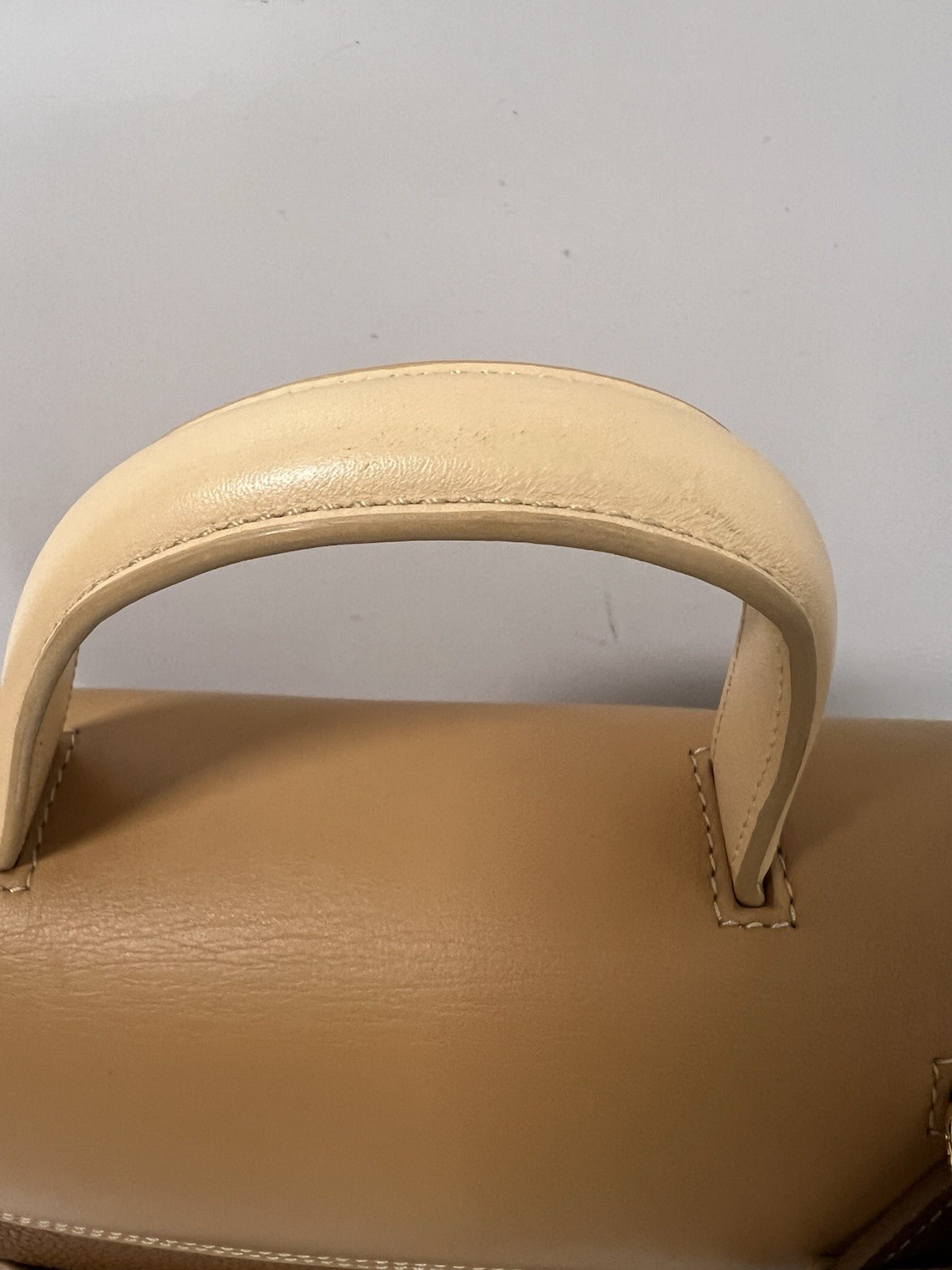 POLENE Numero Un Edition Trio Camel Flap Shoulder Bag Crossbody satchel