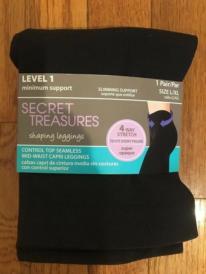 Secret Treasures Shaping Leggings Capri Level 1 /2 Size SM/XL NEW