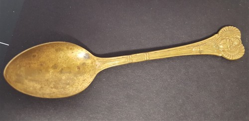 Egyptian Revival Oneida Wm A Rogers Demitasse Collector Spoon Antique Khepri - Picture 19 of 20