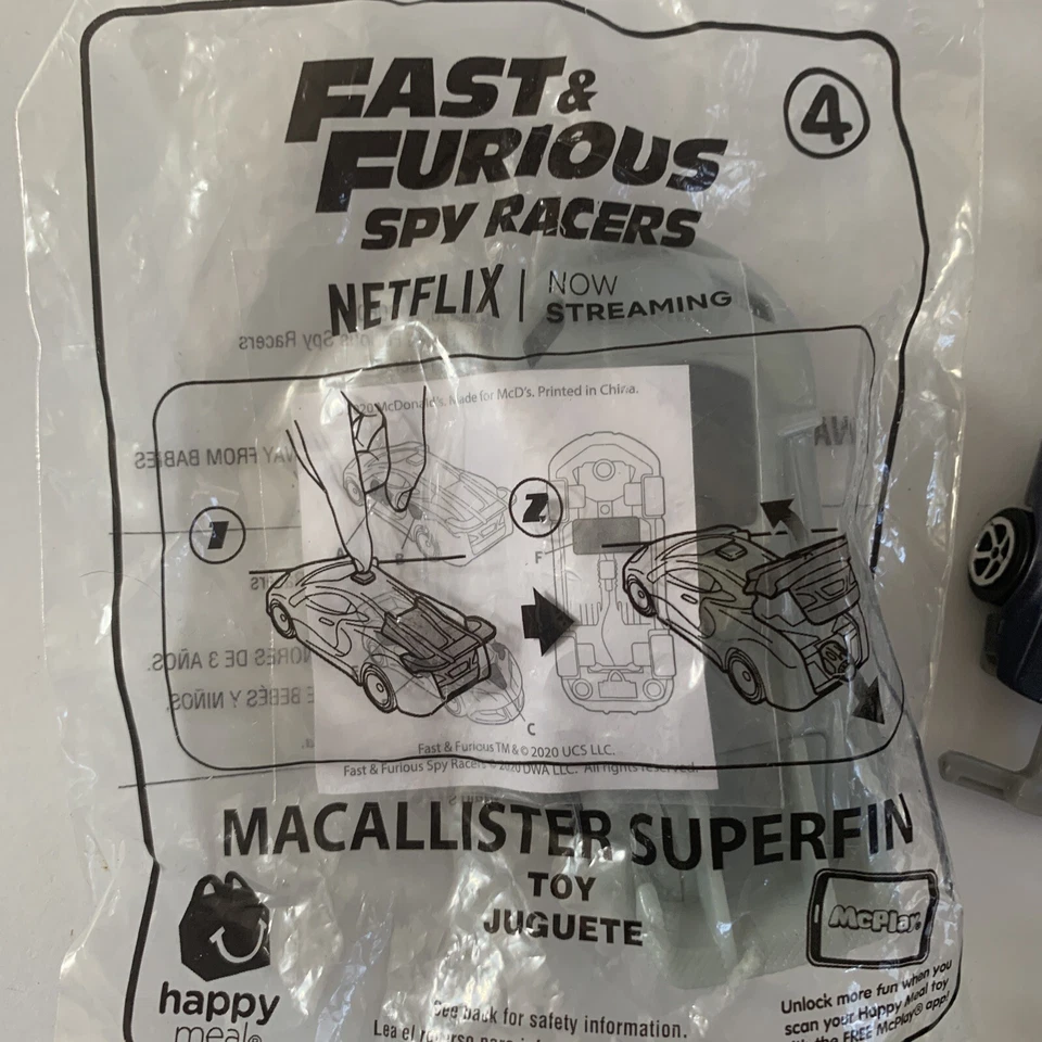 MCD Happy Meal Aleatorio Coche de Juguete Lote de 15 Varios Años Hacer Batman Lego Hot Wheels Foto 4 de 4