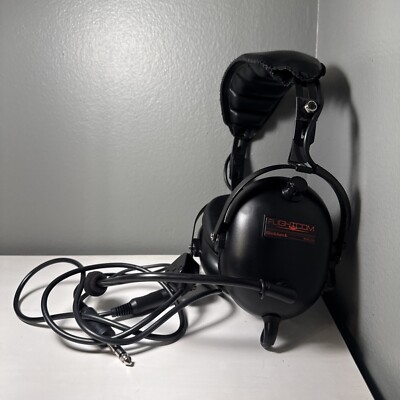 Flightcom Blackhawk Aviation Headset DSP 5DX Preowned Headphones Work