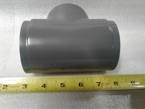 Georg Fischer +GF+ 805-020 Piping Systems FNPT 2" Tee PVCI NSF-PW - Picture 7 of 7