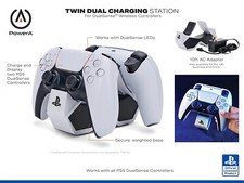 PowerA OFFICIAL Twin Charging Station for DualSense Wireless Controllers PS5