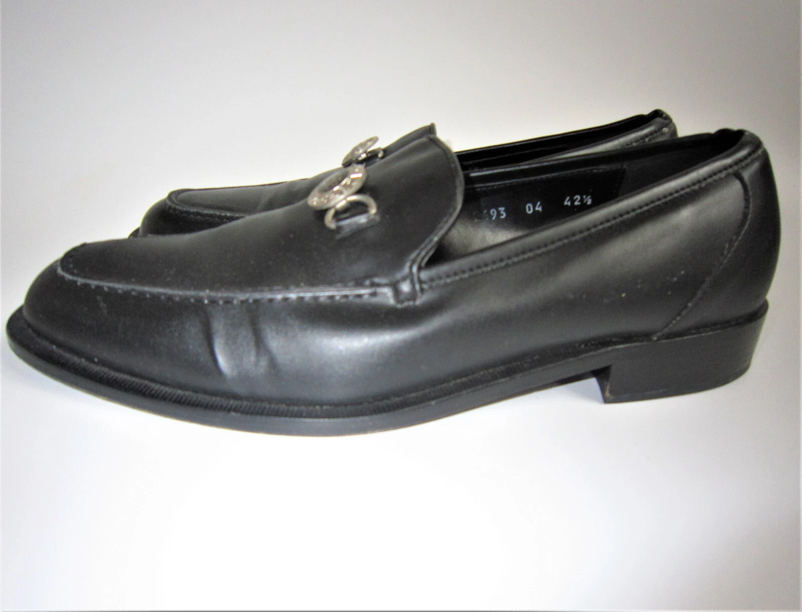 Scarpe uomo Versace V2 Classic in pelle nera. Taglia 42.