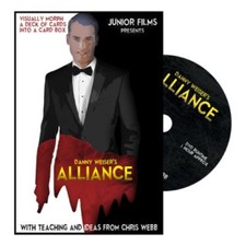 ALLIANCE DVD GIMMICKS BY DANNY WEISER VISUAL MAGIC CARD BOX TRICK