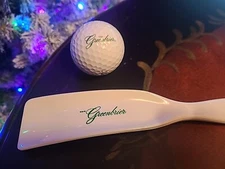 Greenbrier Resort Hotel Advertising Shoe Horn & Golf Ball With Same Logo Style