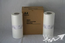 2 Master Rolls Compatible With Riso S-4250 For Risograph RZ220 RZ230 EZ RZ A4