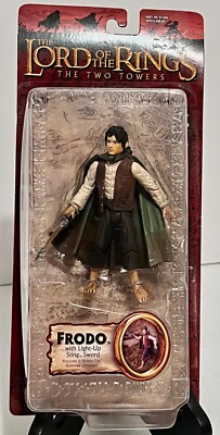 Lord of the Rings Trilogy Edition  Frodo with Light-Up Sting Sword Action Figure