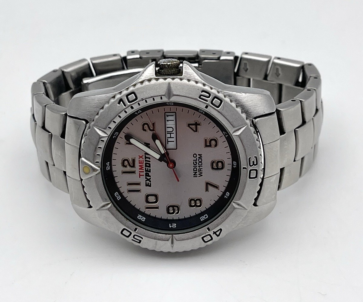 TIMEX EXPEDITION INDIGLO 文字盤グレー　 A46 TIMEX EXPEDITION INDIGLO 文字盤グレー A46 - メルカリ