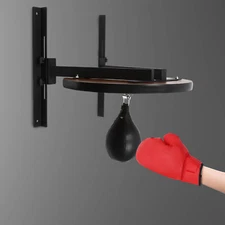 Speed Bag Platform Wall Mounted Speed Bags for Boxing Height Adjustable w/ Pump