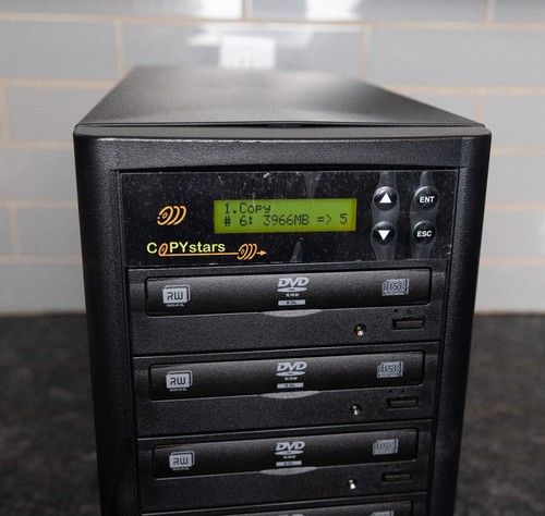 COPYstars CD/DVD High Speed 1 to 5 DISC Duplicator Standalone Burner Tower - Picture 4 of 5