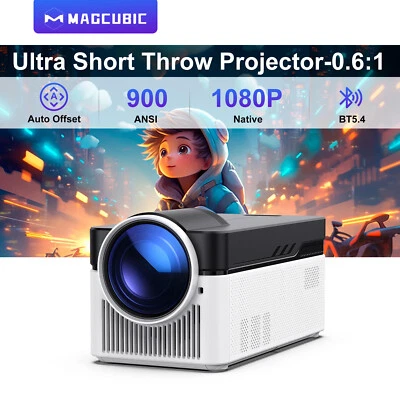 Magcubic HY450 1080p Projektor 900 ANSI, WiFi 6, Bluetooth 5.4, Android 11, UST - Bild 1 von 4
