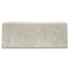 M12P Crema Marfil Marble 5x12 Baseboard Trim Molding Polished