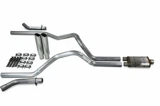 Ford F150 21-25 2.5" Dual Truck Exhaust Kits Magnaflow XL Clamp Tips Corner