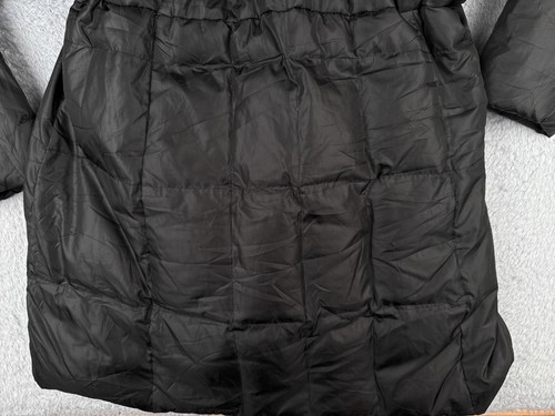 Eddie Bauer Jacket Girls 2XL XXL Black Puffer Goose Down Insulated Hooded Poly - Picture 14 of 14