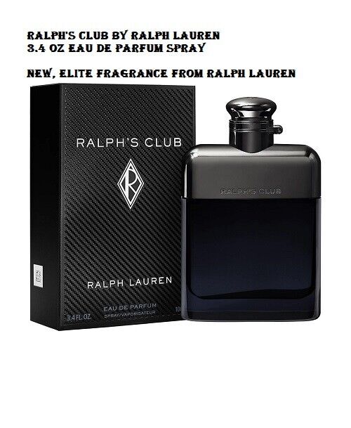 Ralph’s Club by Ralph Lauren 3.4 oz Eau de Parfum Cologne Spray NEW, SEALED