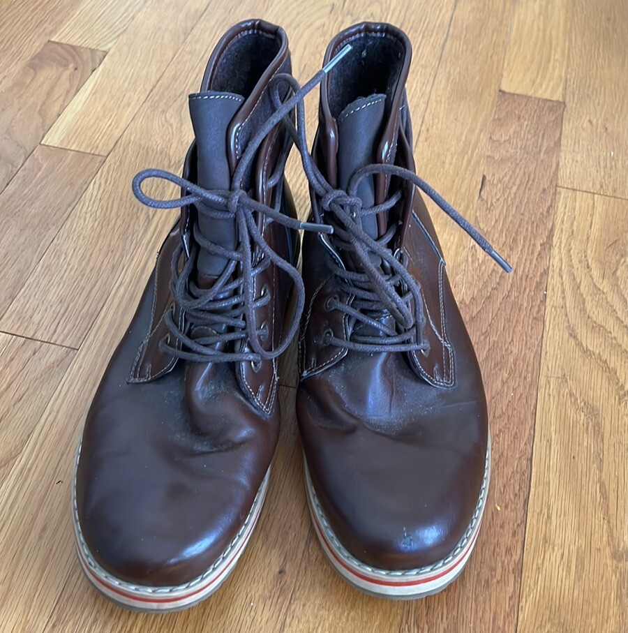 SONOMA Mens Kohl's RN#73277 Hiking Ankle Boots Brown Size 1/2