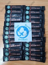 100pcs Starbucks Powder Instant Coffee Medium Roast Sticks Arabica 1.1g Kpop A