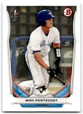 2014 BOWMAN DRAFT PICKS & PROSPECTS MAX PENTECOST TORONTO BLUE JAYS #DP8