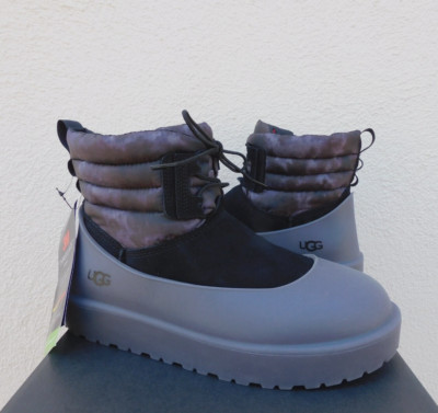 UGG CLASSIC MINI LACE-UP WEATHER SMOKESCREEN SNOW BOOTS, MEN US 12/ EUR 45 ~NEW