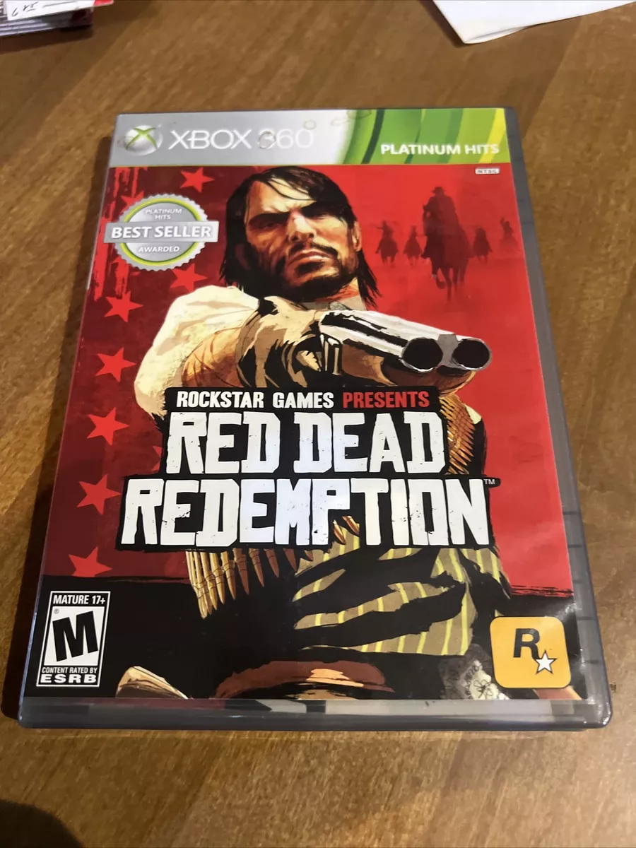 Red Dead Redemption - Xbox 360 Game - Complete & Tested Platinum Hits  710425398216