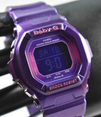 Casio Baby G Metallic Colors Women S Purple Watch Bg 5600sa 6 New Battery 4971850476443 Ebay