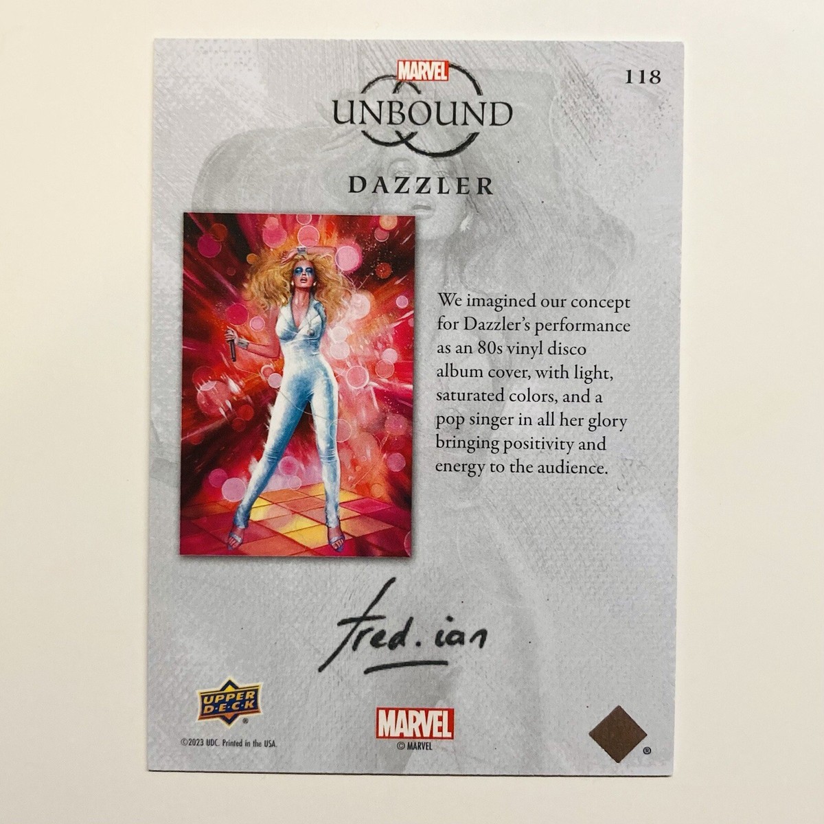 2023 Marvel Unbound Canvas Parallel Numbered Card Dazzler 2023 Marvel Unbound Canvas Parallel Numbered Card Dazzler