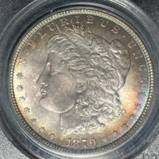1879 MORGAN SILVER DOLLAR~PCGS MS 65 ~BEAUTIFUL COIN~  REF#1194