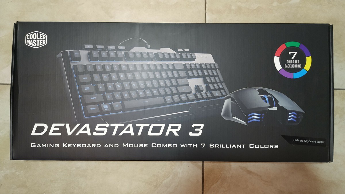 COOLER MASTER Gaming Combo Devastator Keyboard Mouse RGB