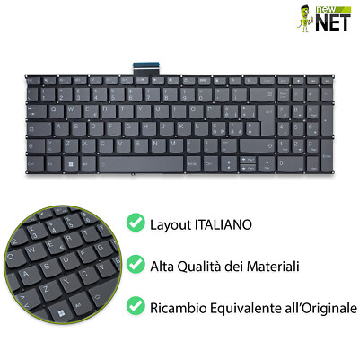 Tastiera retroilluminata compatibile con Lenovo Ideapad 3-15ITL6 82H8 ITALIANA Tastiera retroilluminata compatibile con Lenovo Ideapad 3-15ITL6 82H8 ITALIANA