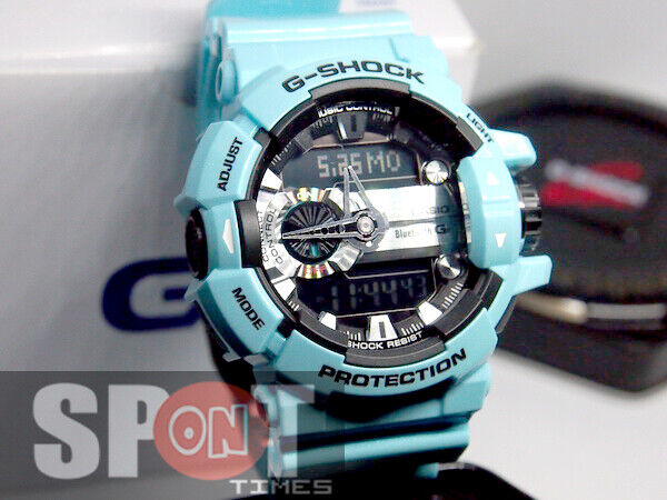 Casio G-Shock G'Mix Bluetooth Shiny Light Blue Men's Watch Casio G-Shock G'Mix Bluetooth Shiny Light Blue Men's Watch