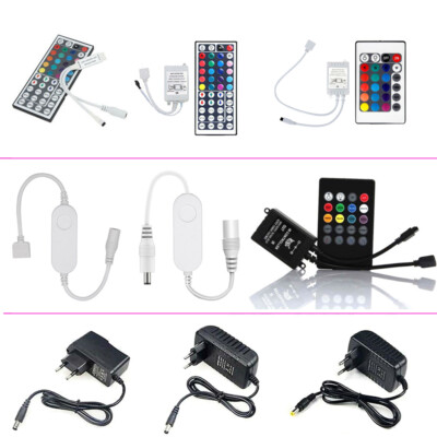 LED RGB RGBW IR RF WiFi Controller Steuerung 12V 5A 3A 2A 1A DC Steckernetzteil
