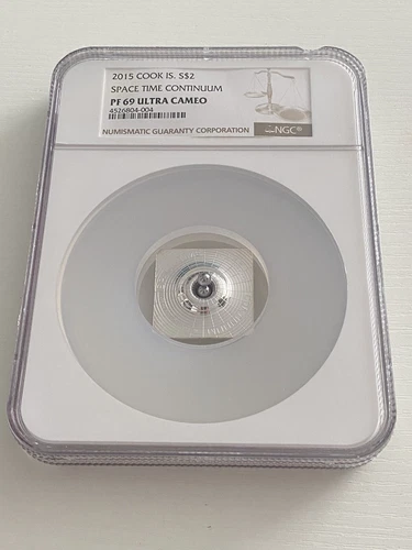 2015 Cook Islands .999 Silver COIN Space Time Continuum NGC PF69 -- won 2 awards