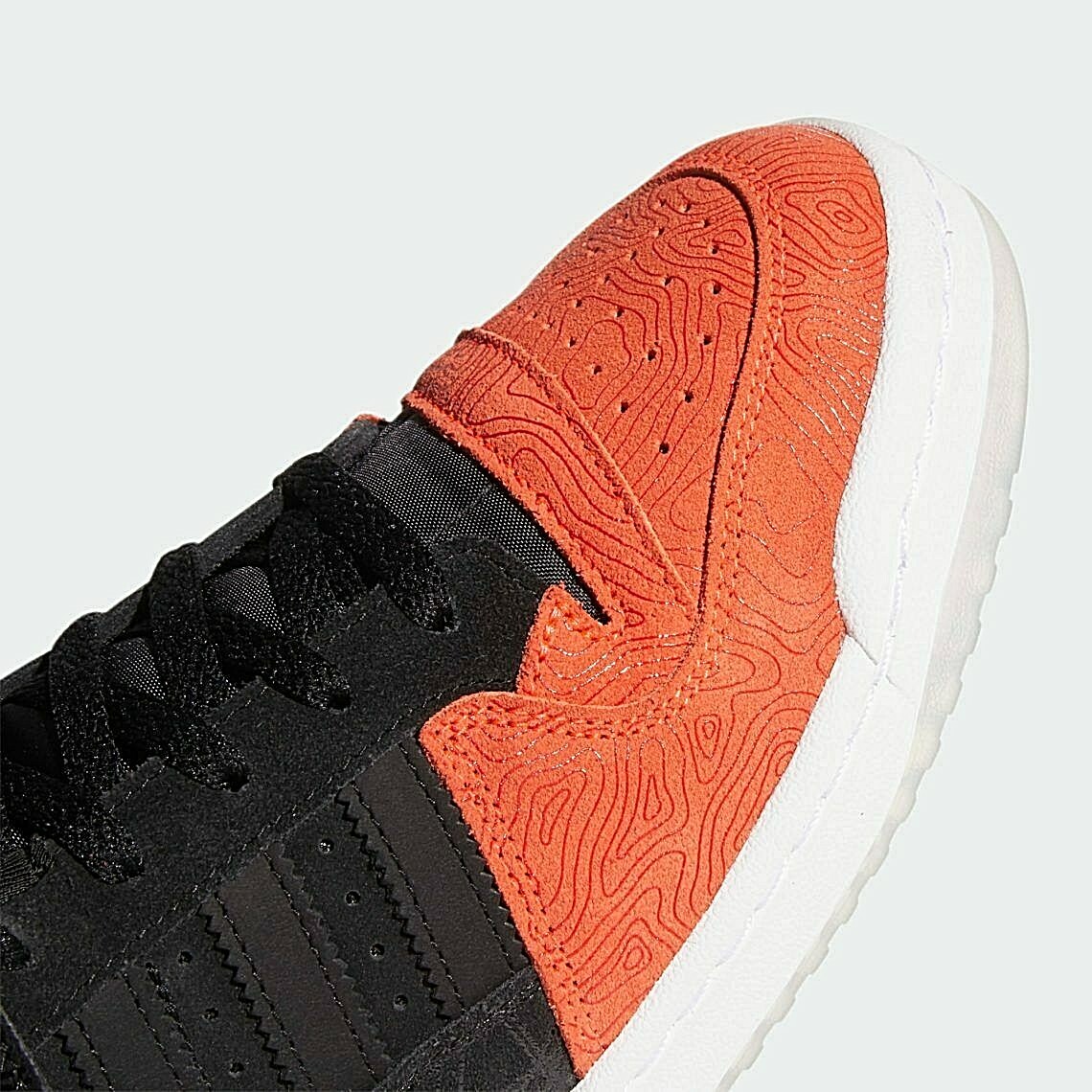 Adidas US 13 Men's Black/Orange/White Rare Atlanta Retro Forum Low - GZ6604  New