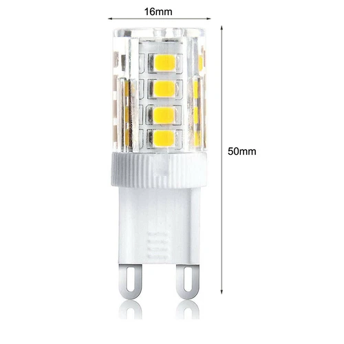 2 X G9 LED Bulb Warm/Cool White 5W=40W Halogen Capsule Light Bulbs Energy Saving - Bild 2 von 7