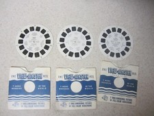LOT OF 3 VIEWMASTER REEL 1001 1002 1013 LONDON ENGLAND WINDSOR CASTLE