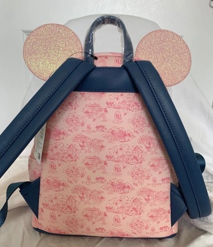 Walt Disney World Parks Riviera Resort Loungefly Rucksack rosa Tasche brandneu - Bild 5 von 7