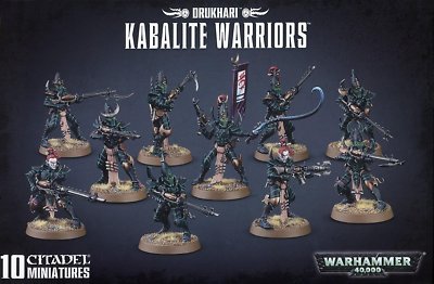 Kabalite Warriors Drukhari Dark Eldar Warhammer 40K NIB