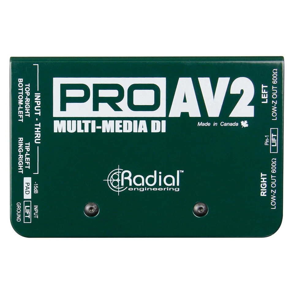 Radial ProAV2 2-Channel Passive A/V Direct Box - Image 4 of 4